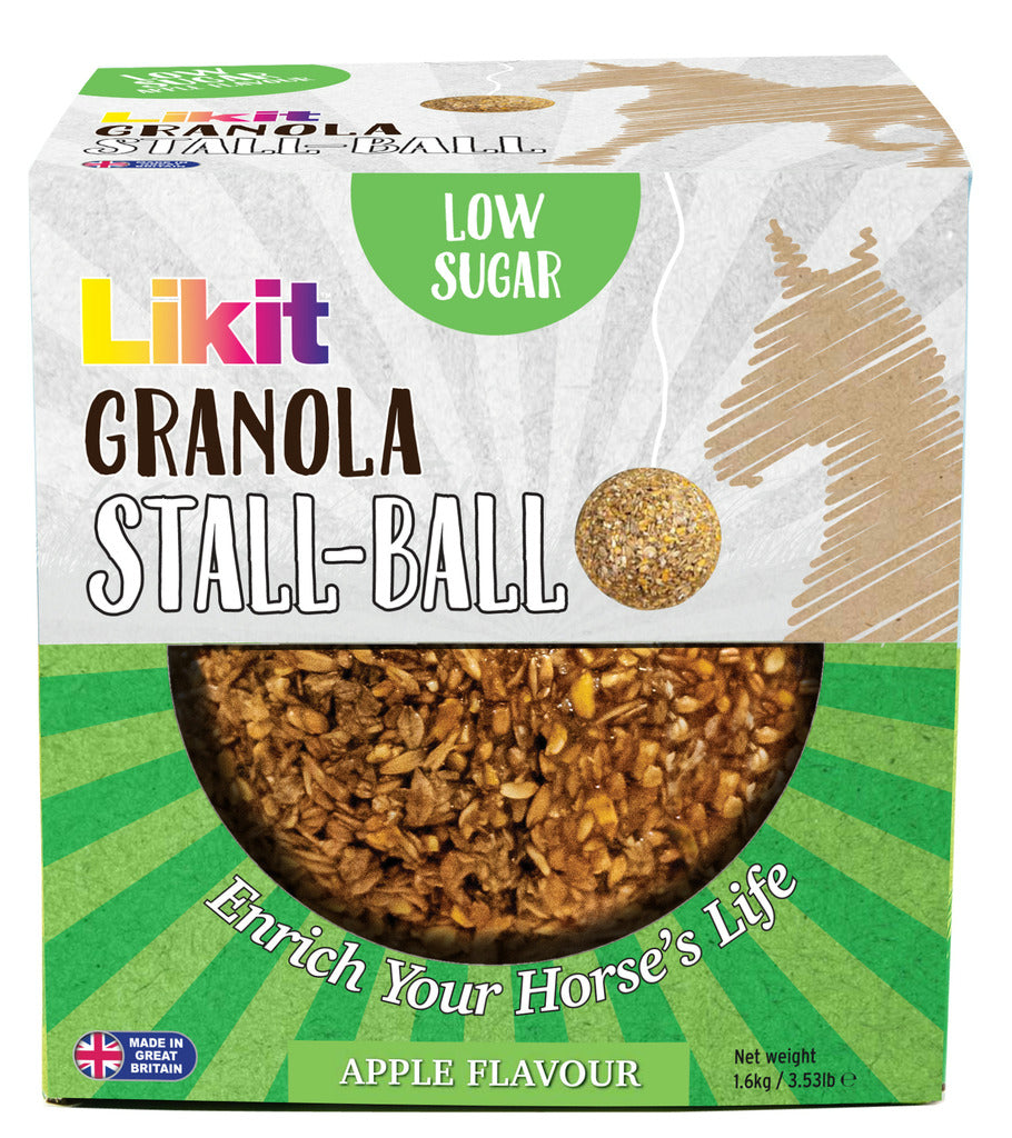 ALIMENT COMPLÉMENTAIRE LIKIT - STALL BALL ALLÉGÉ - goût Pomme