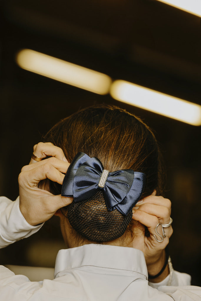 Barrette résille pour cheveux EQUITHEME STRASS