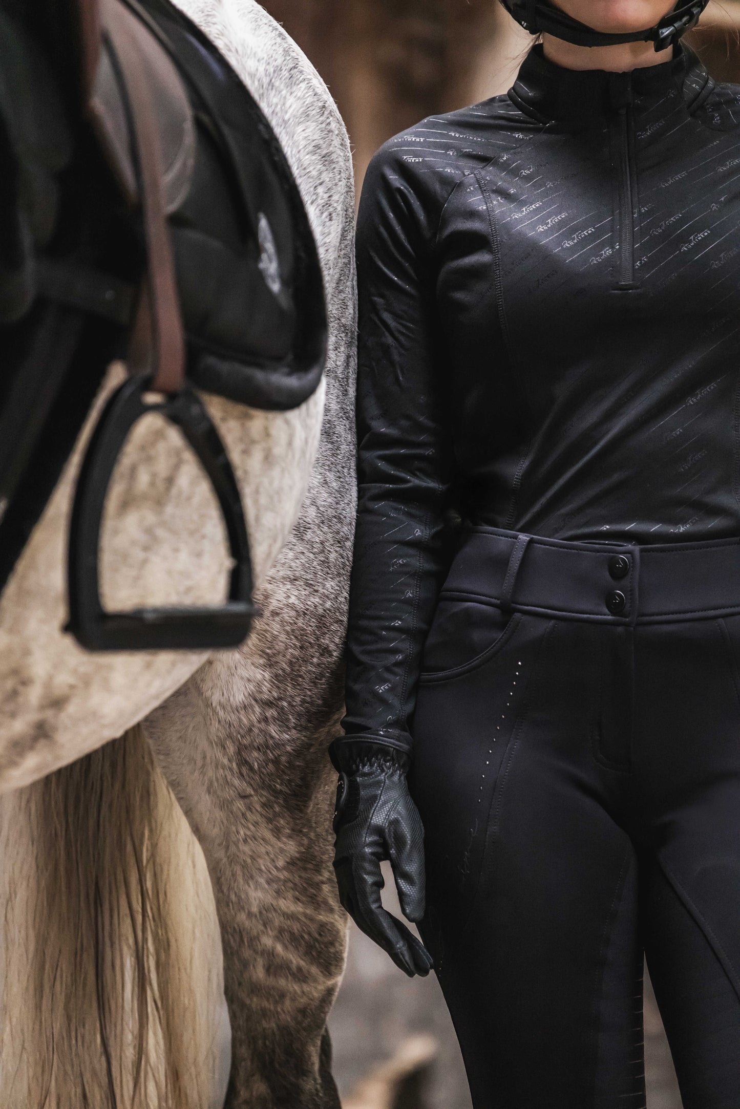 Baselayer Je t'aime EQUITHÈME - Sabine - 2 coloris à choix