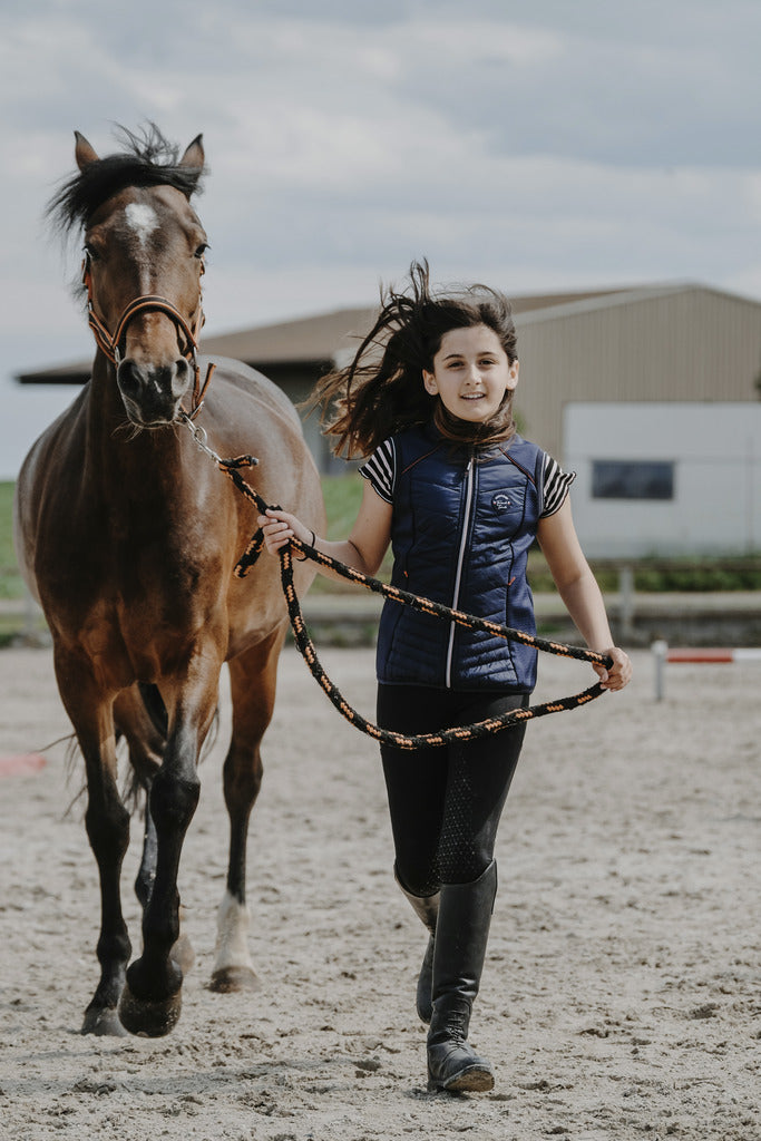 GILET HYBRIDE EQUITHÈME "LUNA" ENFANT