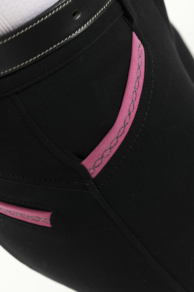 PANTALON EQUITHÈME "KYLIE", FOND SILICONE