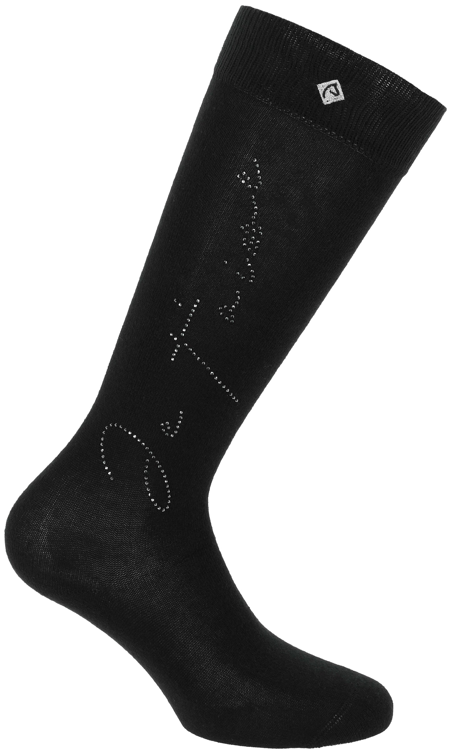 Chaussettes Je t'aime EQUITHÈME - Cassis - 2 coloris