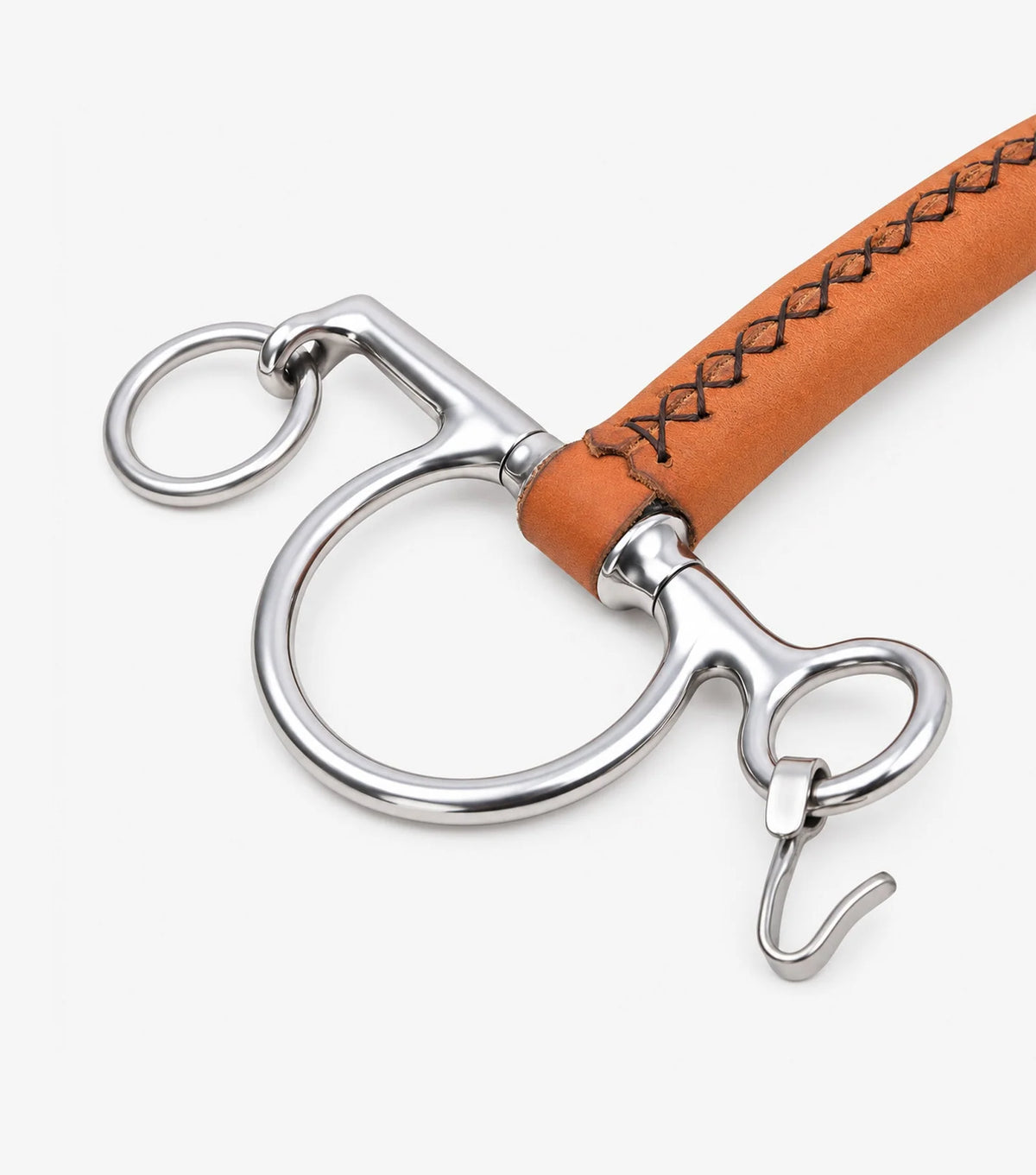 Pelham droit courtes branches en cuir