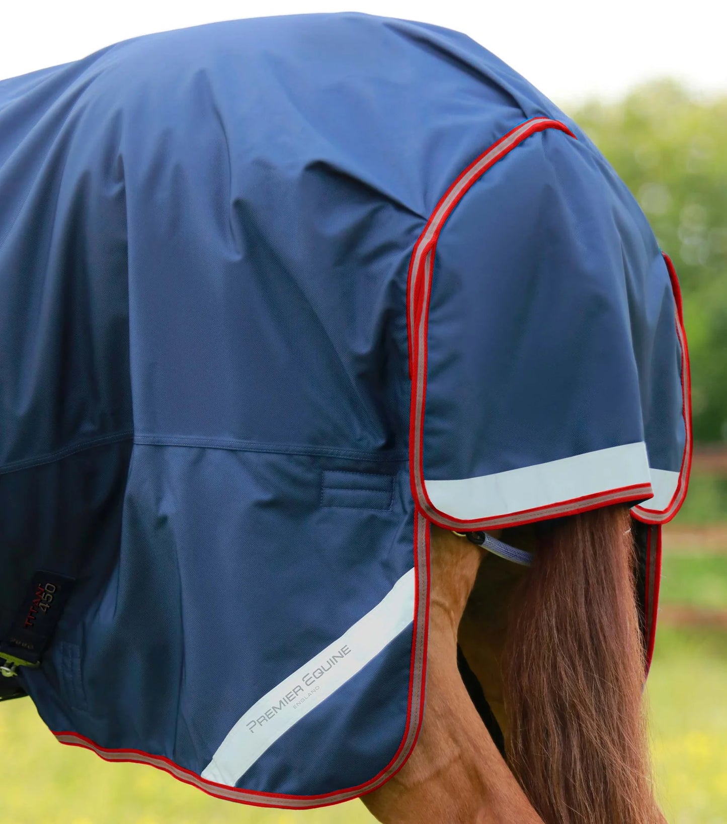 Couverture d'extérieur PREMIER EQUINE "TITAN 1680D" 450g avec couvre-cou ajusté amovible