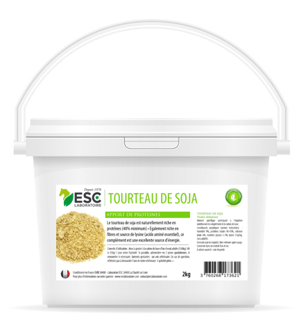 TOURTEAU DE SOJA SANS OGM - ESC – Apport en protéines et soutien énergétique pour chevaux