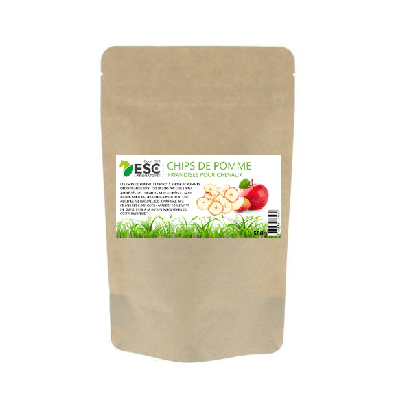 CHIPS DE POMME Cheval ESC – Friandises sans sucres et naturelles
