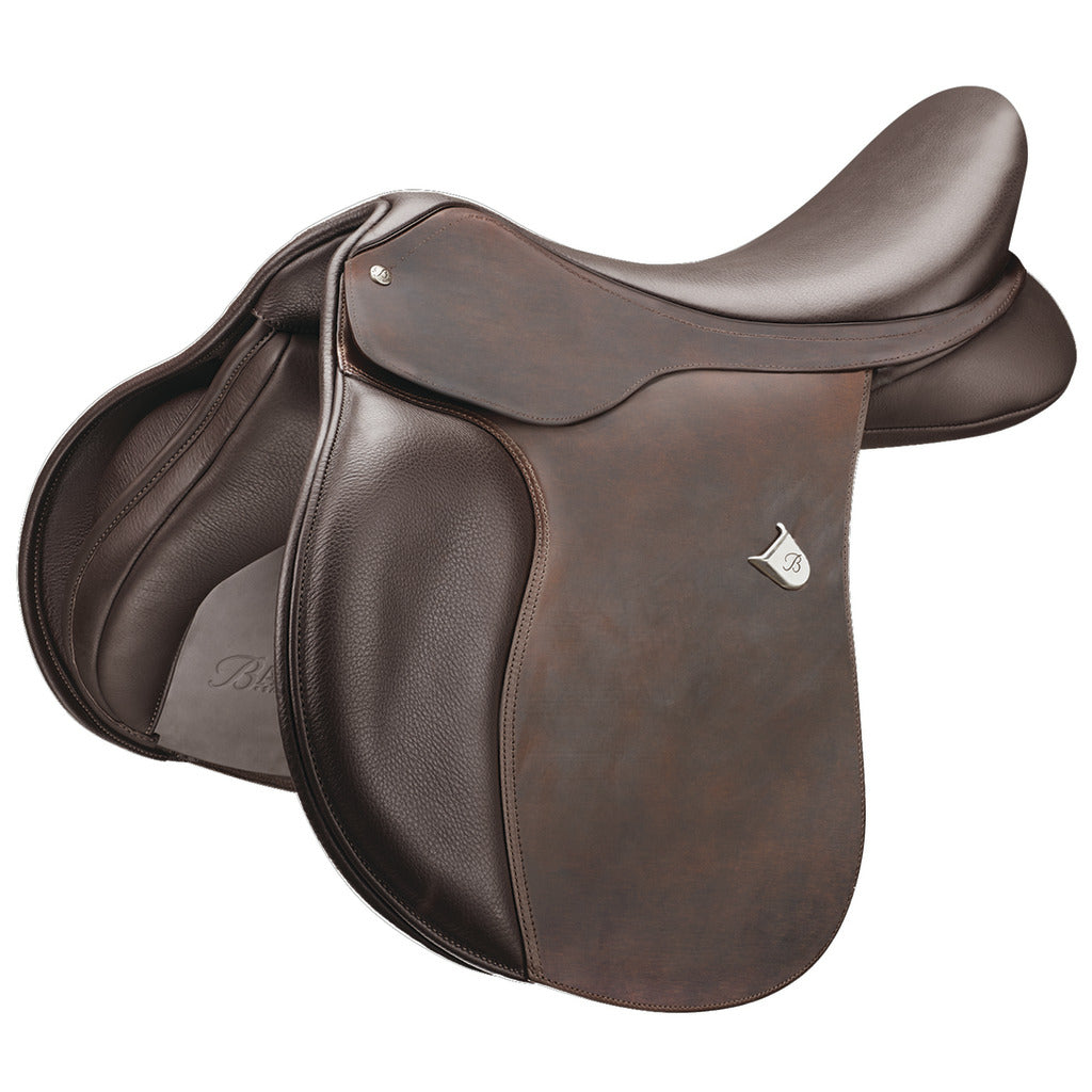 Selle BATES "MIXTE" SC CAIR®, troussequin carré, en cuir