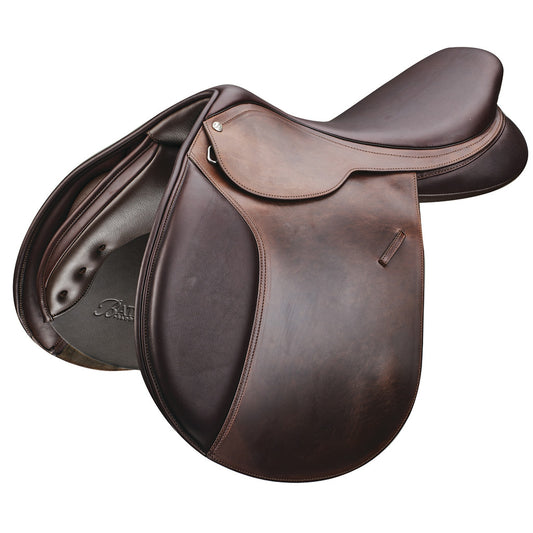 Selle BATES "CAPRILLI" CAIR® close contact, en cuir