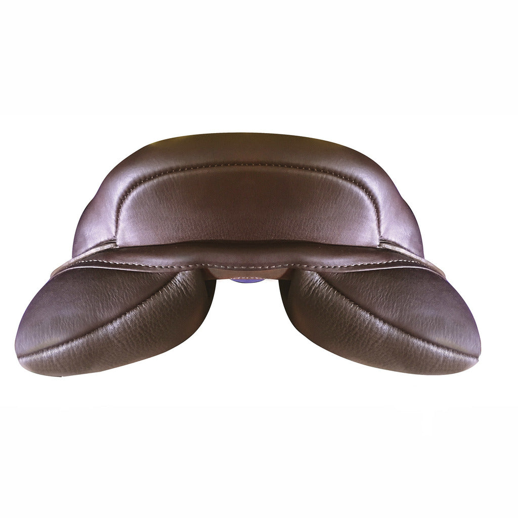 Selle BATES "CAPRILLI" CAIR® close contact, en cuir