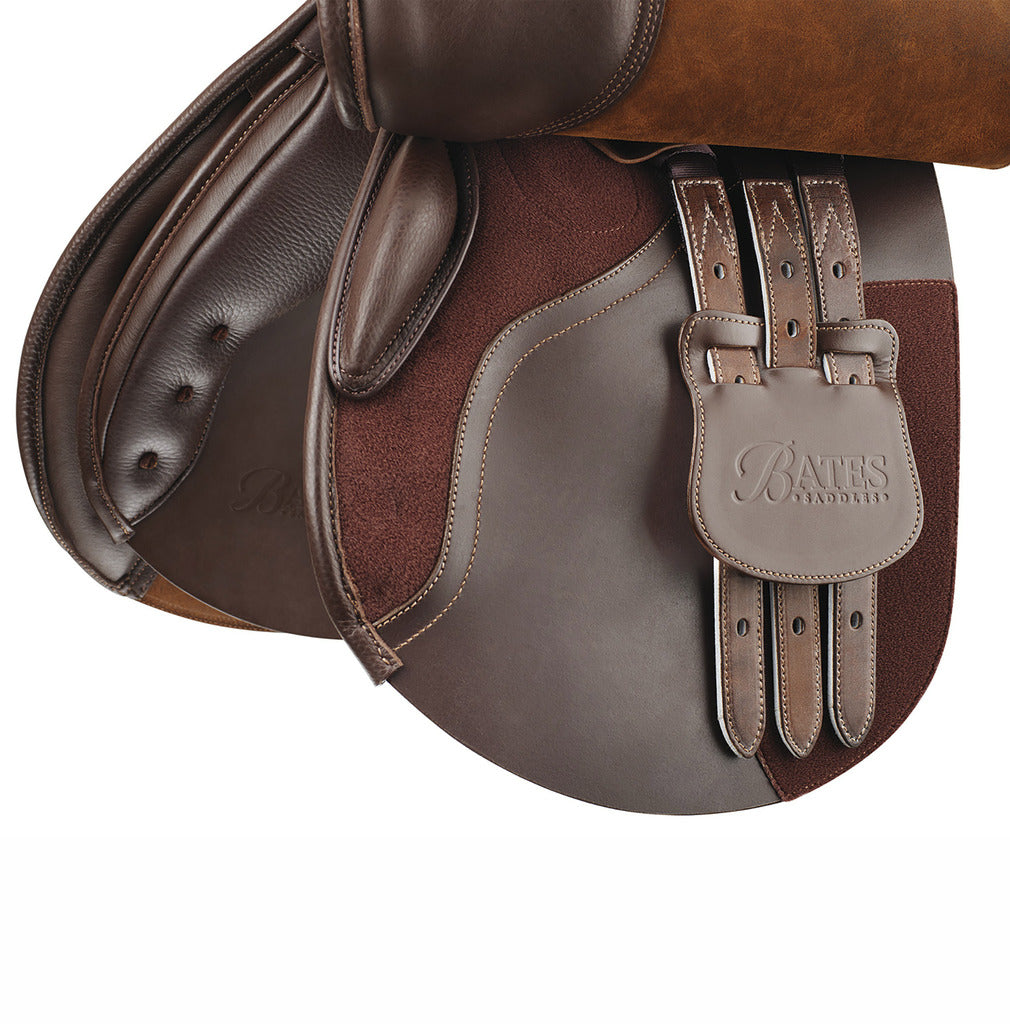 Selle BATES "CAPRILLI" CAIR® close contact, en cuir