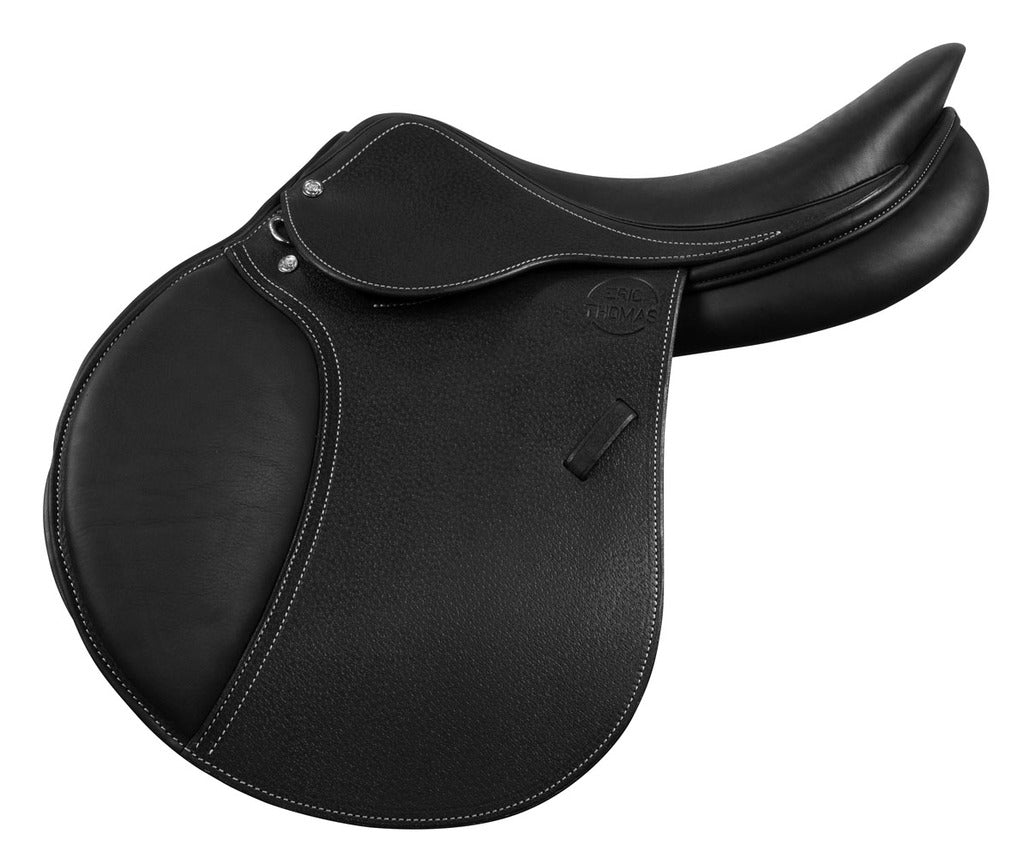 Selle mixte ERIC THOMAS ÉLITE grainée, en cuir