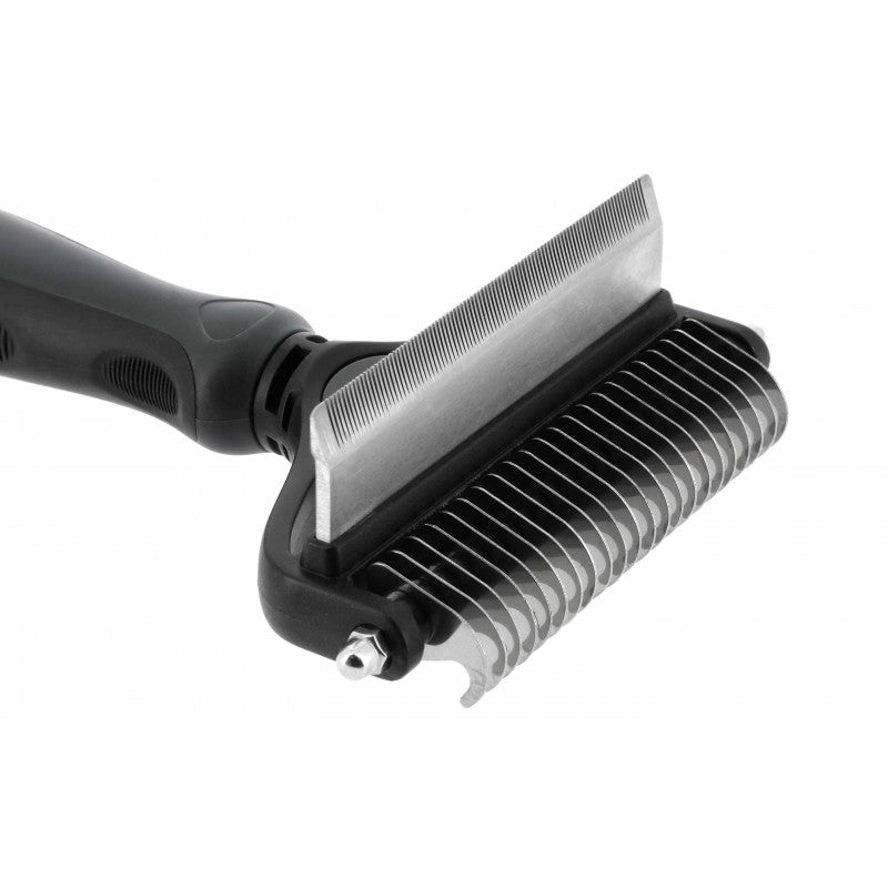 2-en-1 brosse et peigne à mue HIPPOTONIC