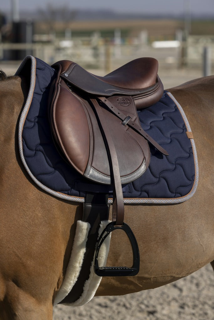 TAPIS DE SELLE EQUITHEME "TWEEDY", cheval, 3 coloris