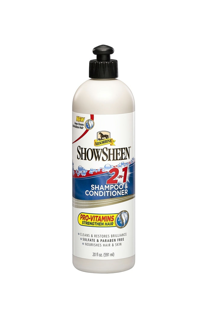 ABSORBINE "SHOWSHEEN 2 EN 1 SHAMPOING & APRÈS-SHAMPOING"