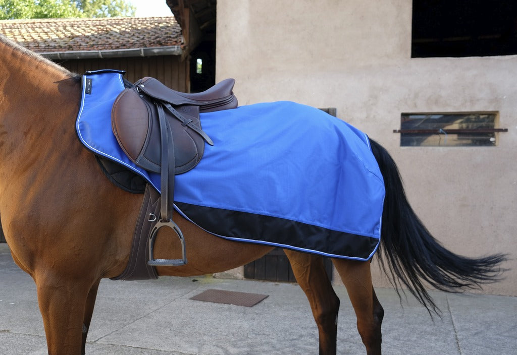 Couvre-reins EQUITHÈME "TYREX 1200 D", imperméable, doublé polaire