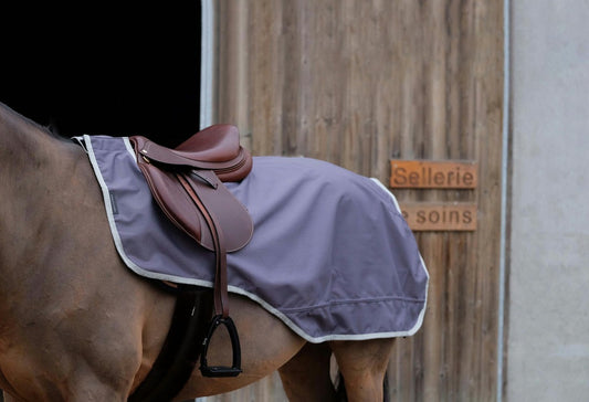 Couvre-reins EQUITHÈME "TYREX 1200D", recyclé, imperméable, doublé polaire