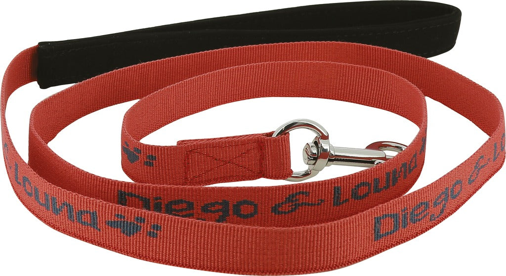 Laisse en nylon DIEGO & LOUNA, 1m50, 2 coloris