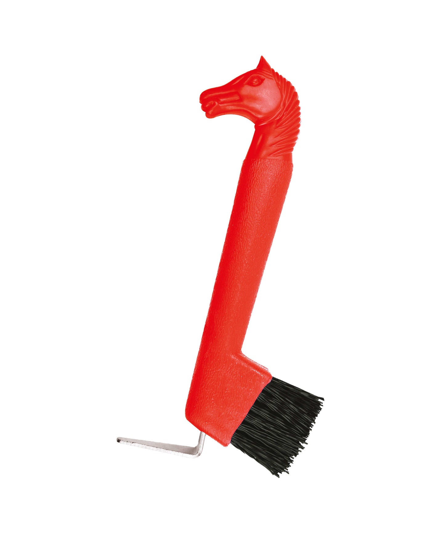 Cure-pied brosse HIPPOTONIC - Tête de cheval - 5 coloris à choix