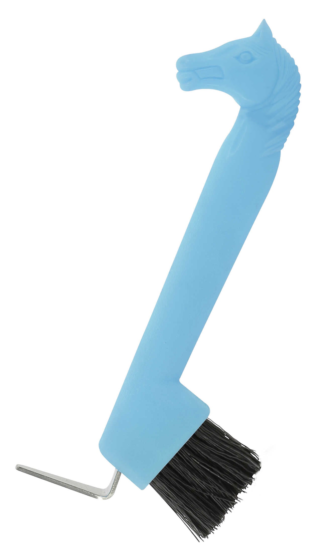 Cure-pied brosse HIPPOTONIC - Tête de cheval - 5 coloris à choix