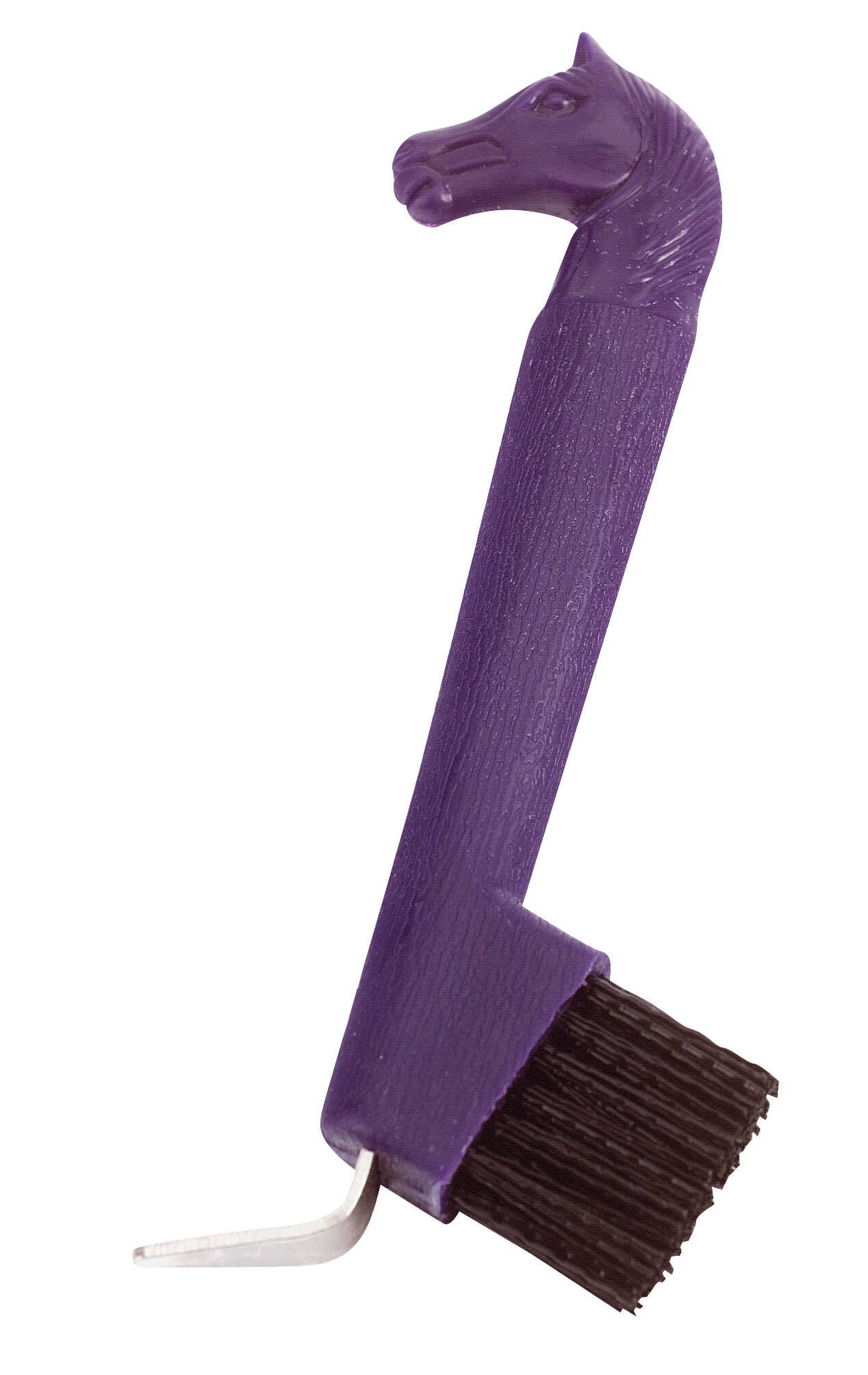 Cure-pied brosse HIPPOTONIC - Tête de cheval - 5 coloris à choix