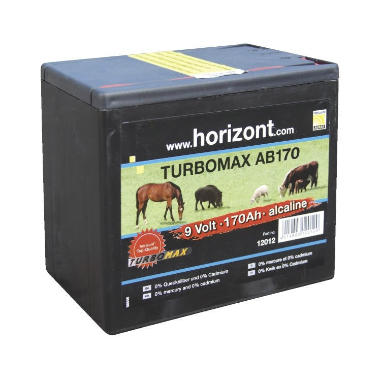 PILE HORIZONT "TURBOMAX AB170" 9 V - 170 AH