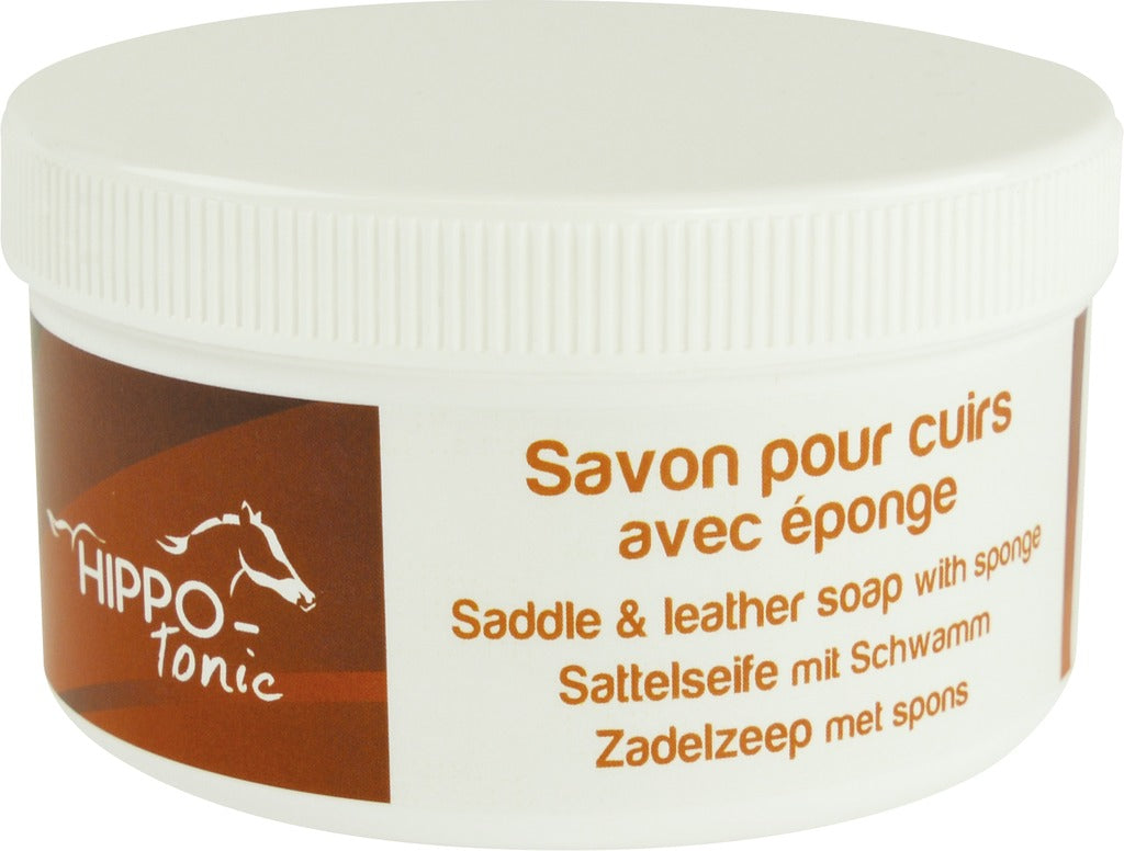 HIPPOTONIC SAVON POUR CUIR, avec éponge