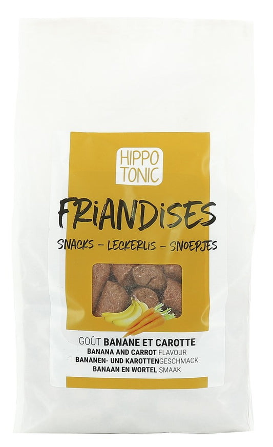 HIPPOTONIC BONBONS POUR CHEVAUX, GOÛT BANANE ET CAROTTE