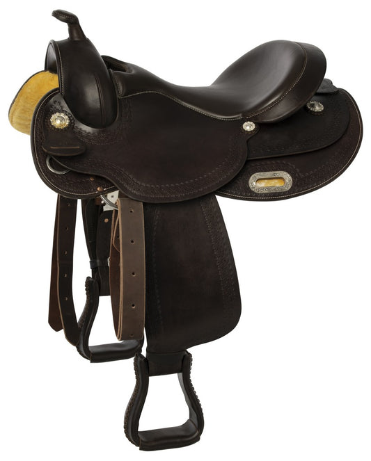 Selle western WESTRIDE BY FRANCK PERRET "ARVADA", en cuir