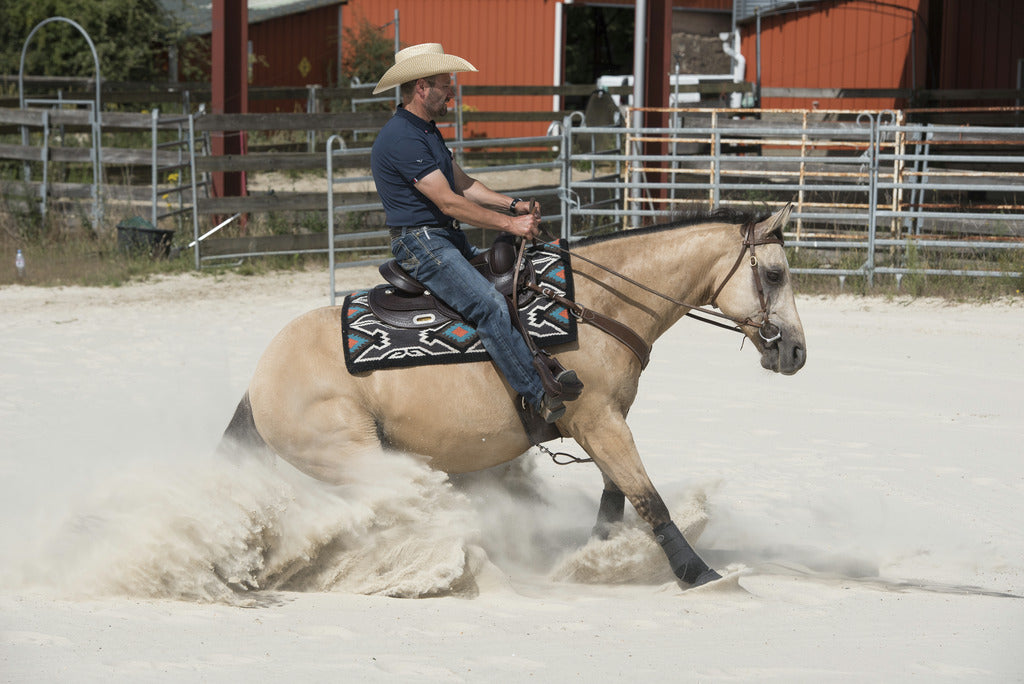 Selle western WESTRIDE BY FRANCK PERRET "ARVADA", en cuir