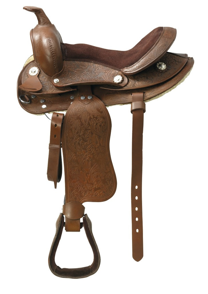 Selle western WESTRIDE "Topeka", en cuir