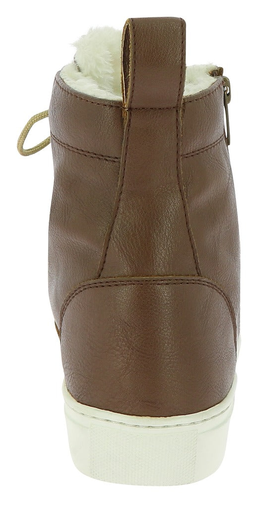 BOOTS HIVER NORTON "CITY", brun, taille 36