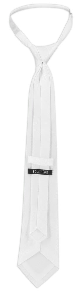 Cravate EQUITHÈME "Trevira"  en nids d'abeilles avec élastique