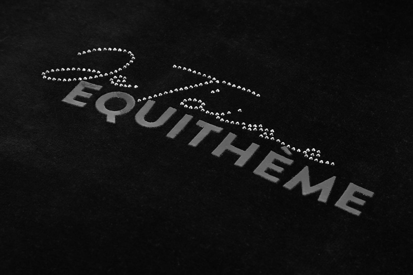 Gilet velours Je t'aime EQUITHÈME - Coline