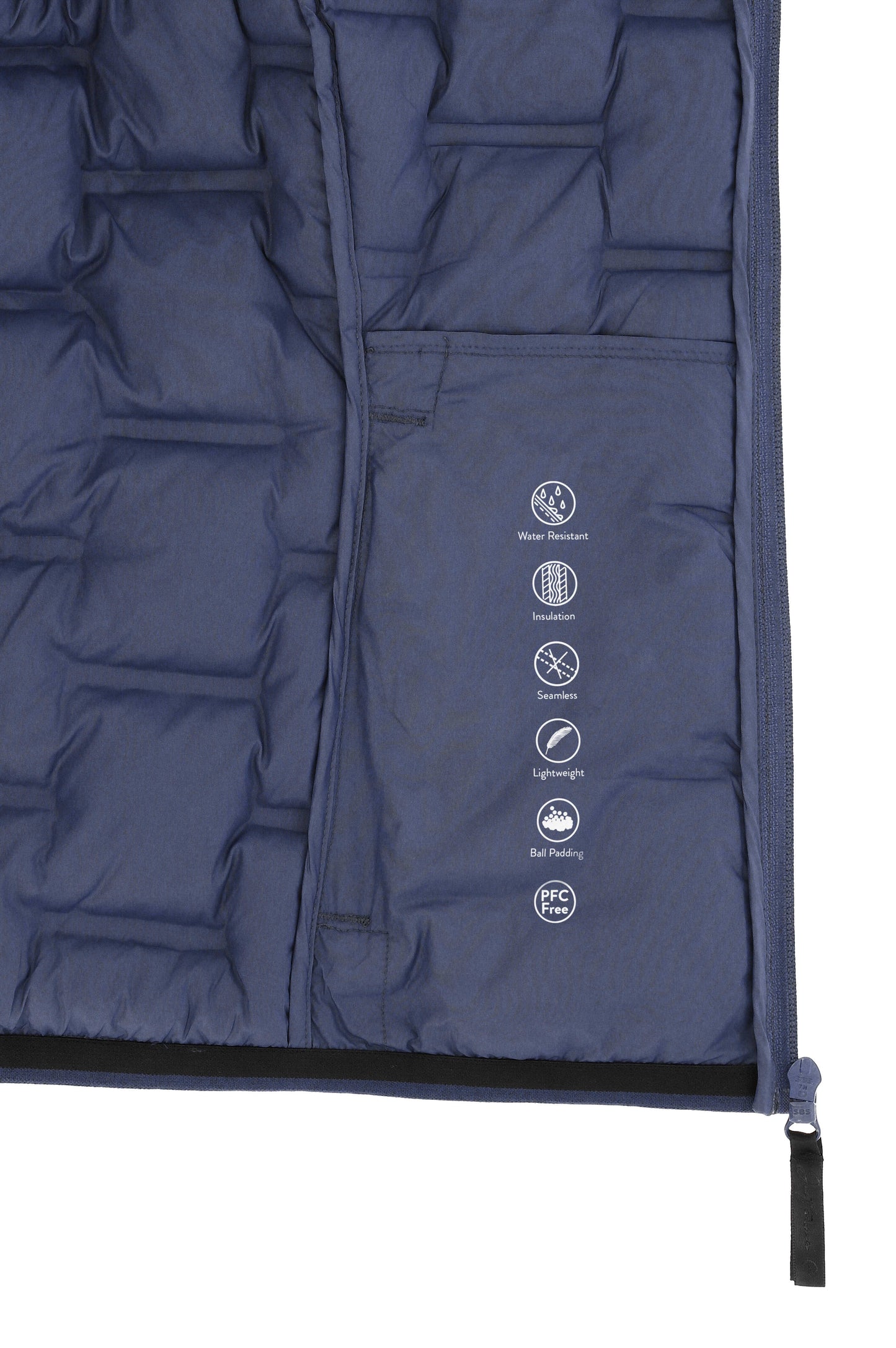 Gilet matelassé sans coutures Je t'aime EQUITHÈME - Aurore