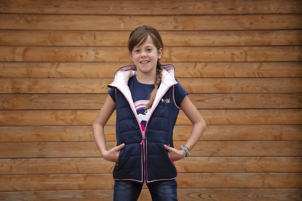 GILET RÉVERSIBLE EQUI-KIDS "JADE"