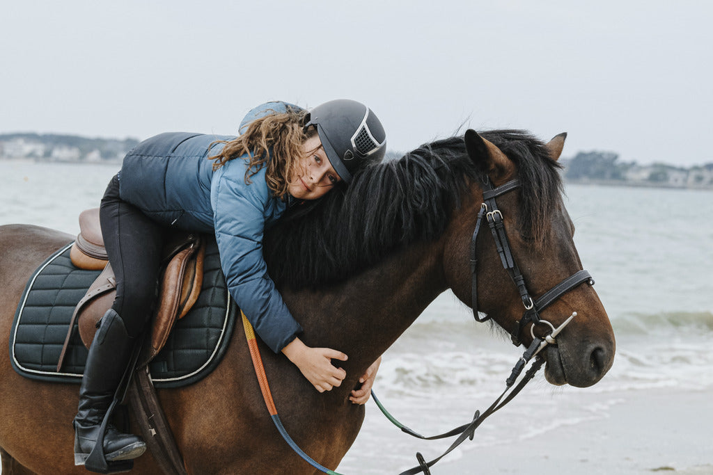 VESTE MATELASSÉE EQUITHÈME "LAURA", ENFANT