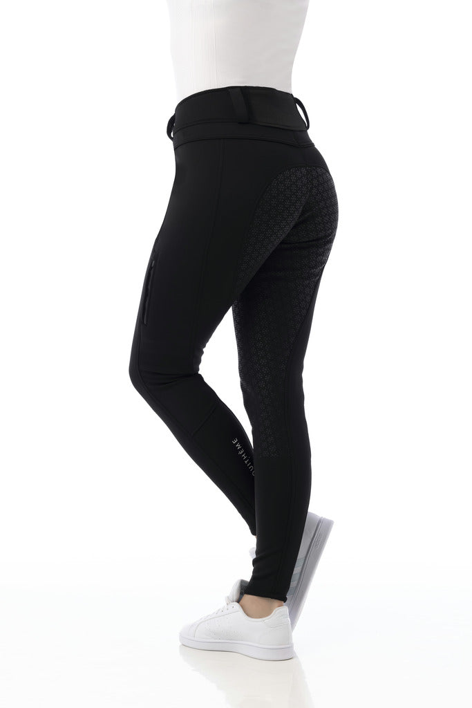 PANTALON SOFTSHELL EQUITHÈME "KITZBUHL", FOND SILICONE, femme