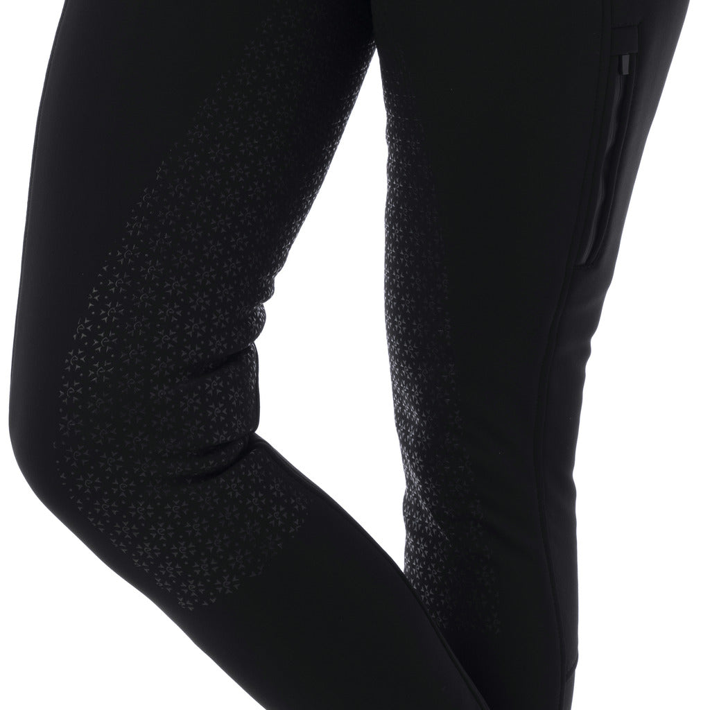 PANTALON SOFTSHELL EQUITHÈME "KITZBUHL", FOND SILICONE, femme