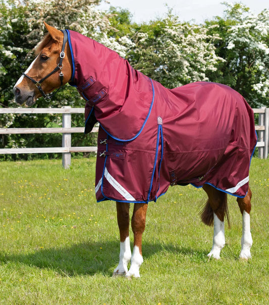 Couverture d'extérieur PREMIER EQUINE "BUSTER 840D" 40g avec couvre-cou classique amovible