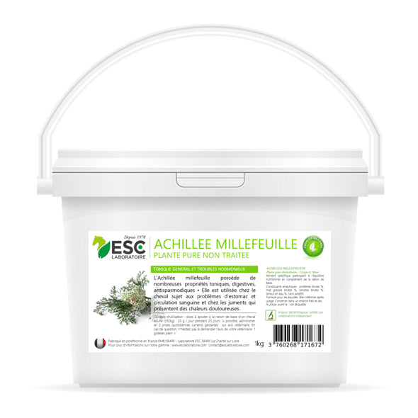 ACHILLEE MILLEFEUILLE ESC – Troubles hormonaux et confort digestif cheval – Plante pure