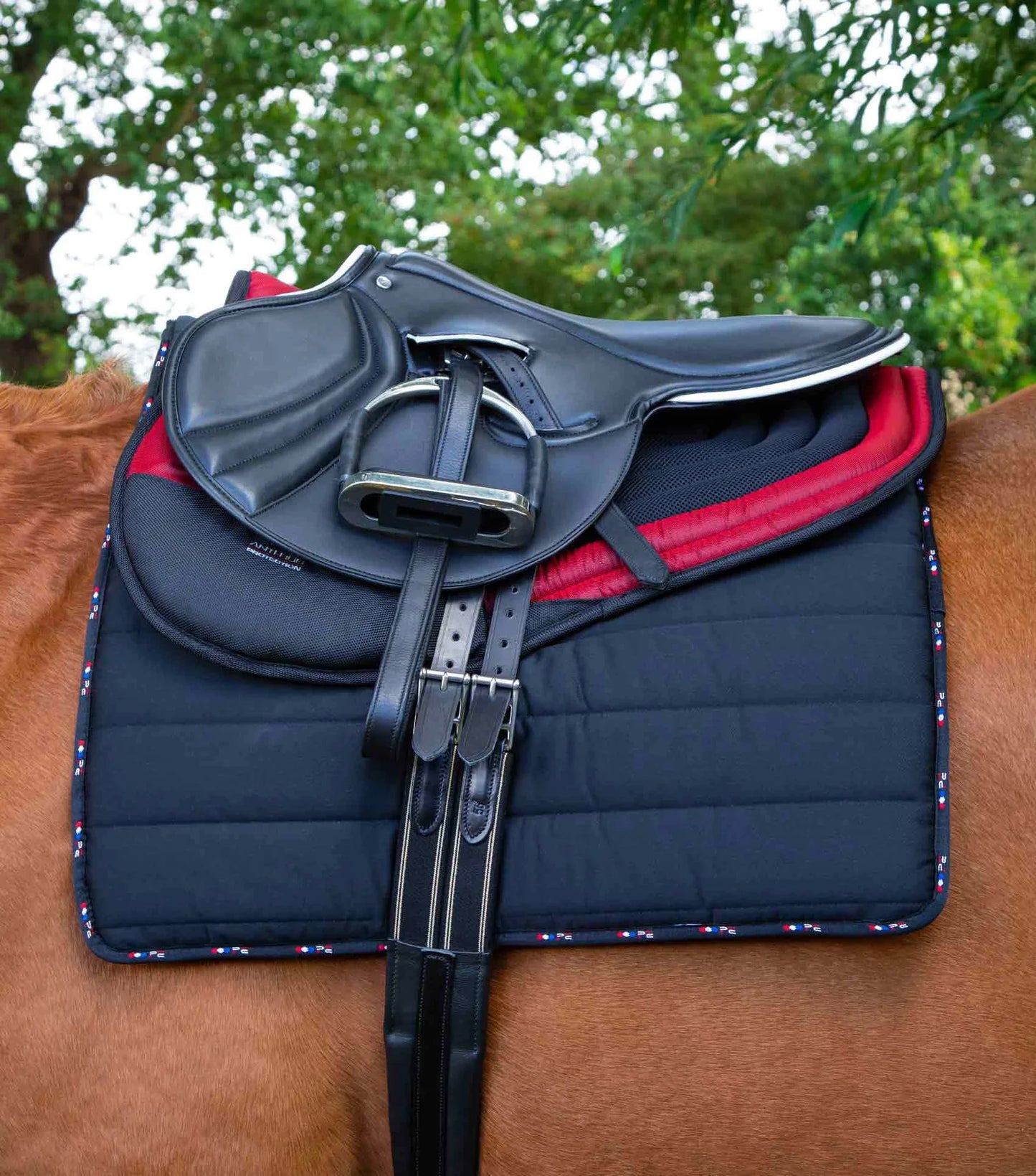 Tapis de course/d'entraînement/amortisseur PREMIER EQUINE antidérapant et antichoc Airflow