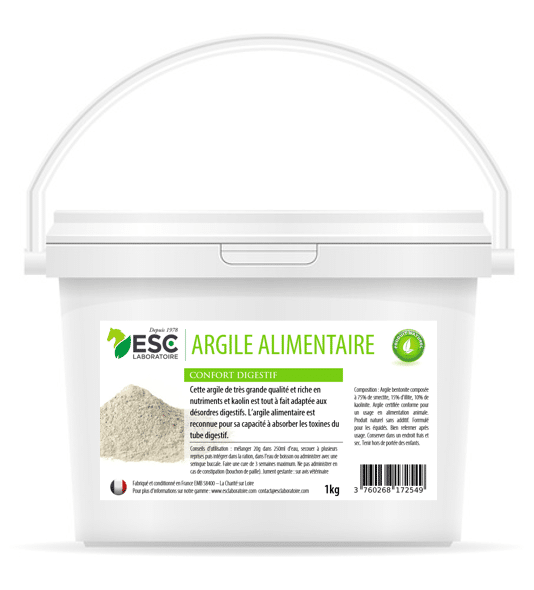 ARGILE ALIMENTAIRE ESC – Digestion cheval