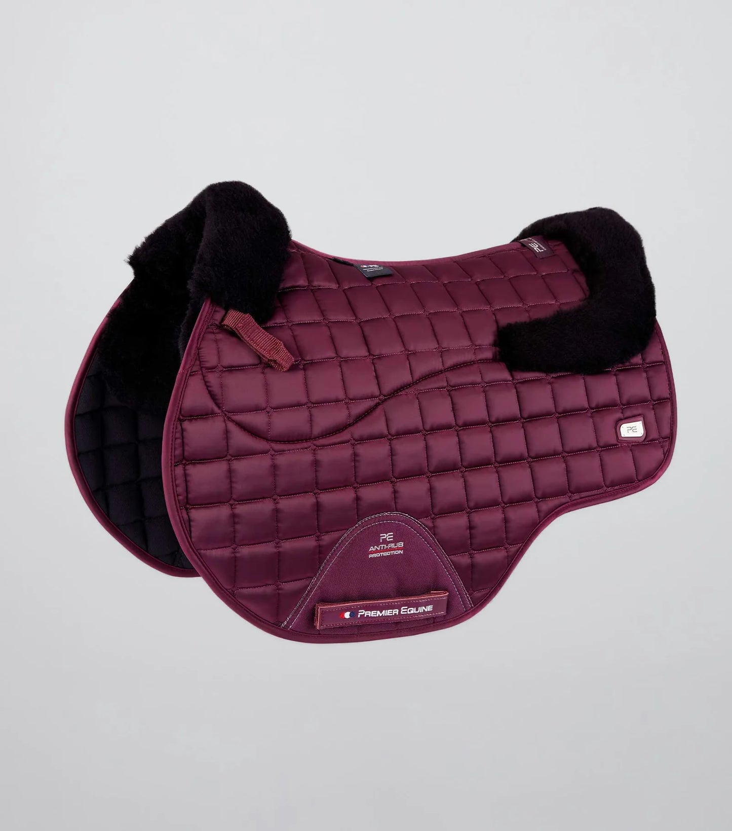 Tapis de saut PREMIER EQUINE Atlantis Close Contact GP/Jump, en satin et demi-doublé en laine merinos