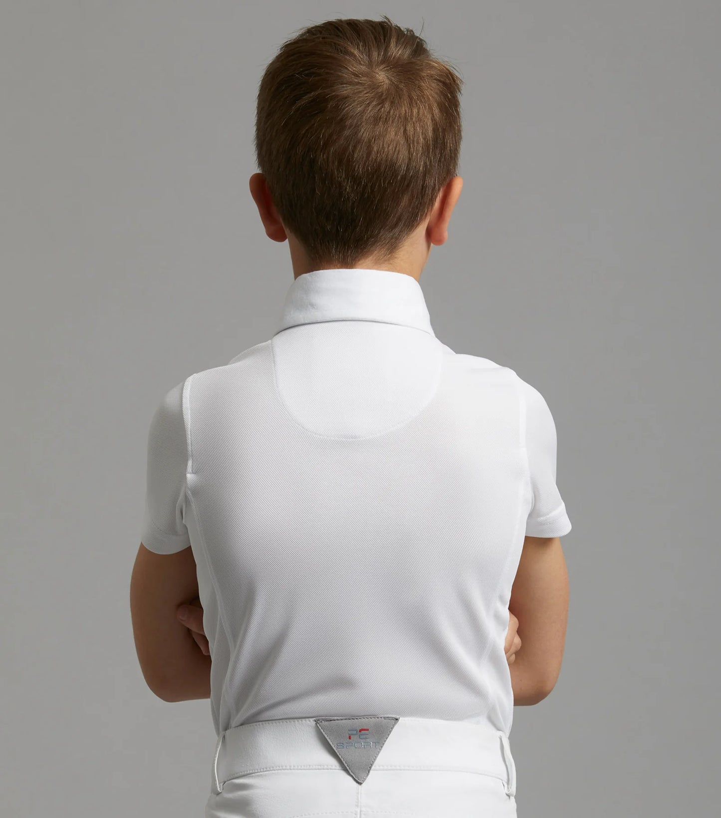 Chemise de concours à manches courtes PREMIER EQUINE pour garçon Mini Antonio, 2 coloris