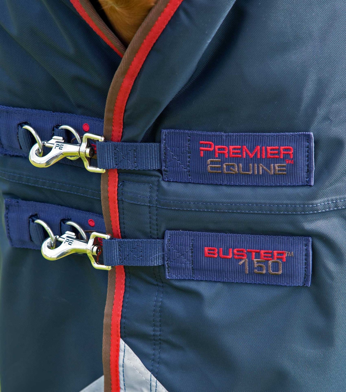 Couverture d'extérieur PREMIER EQUINE "BUSTER 840D" 150g avec couvre-cou classique amovible