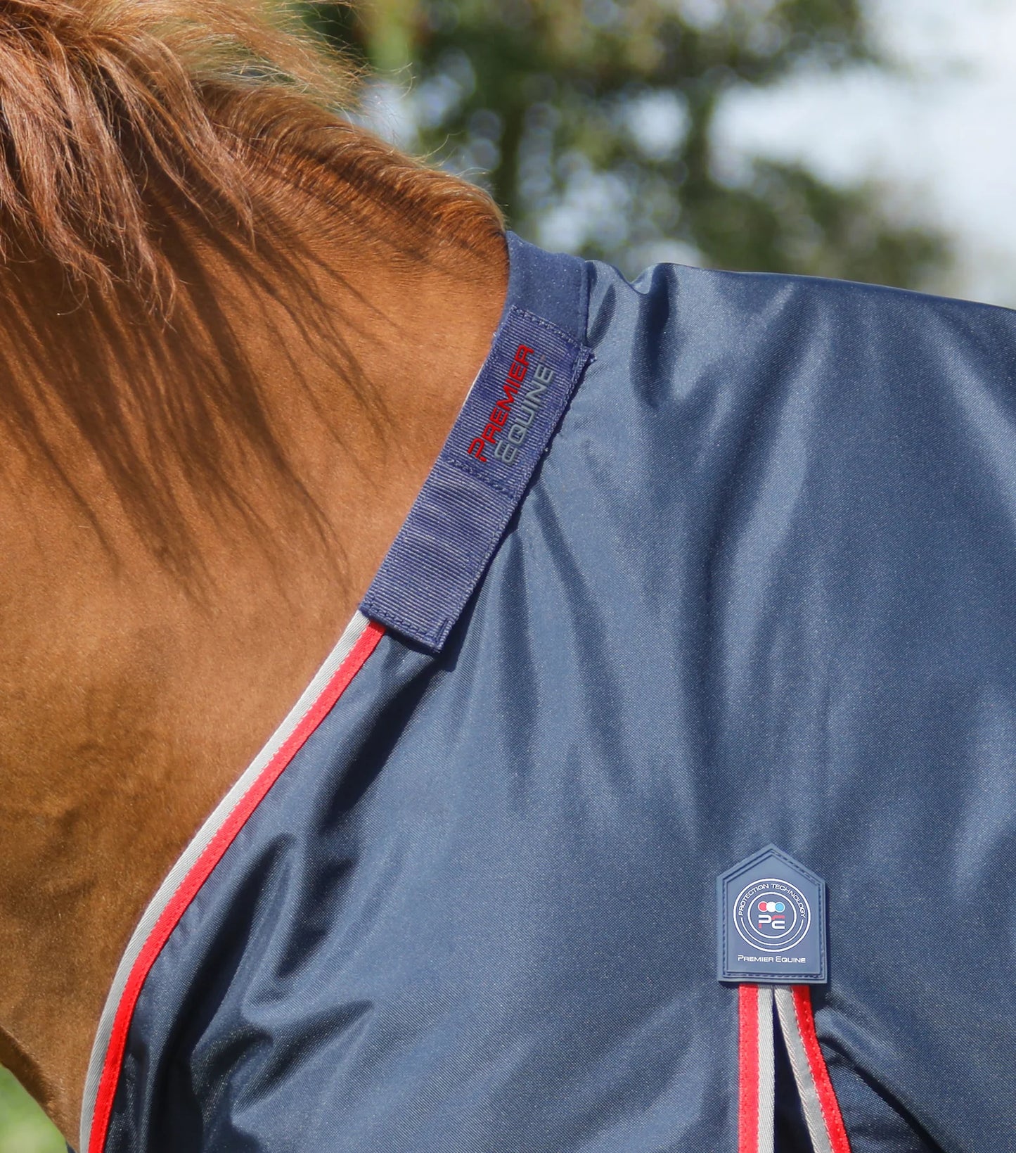 Couverture d'extérieur PREMIER EQUINE "BUSTER 840D" 50g avec couvre-cou ajusté amovible