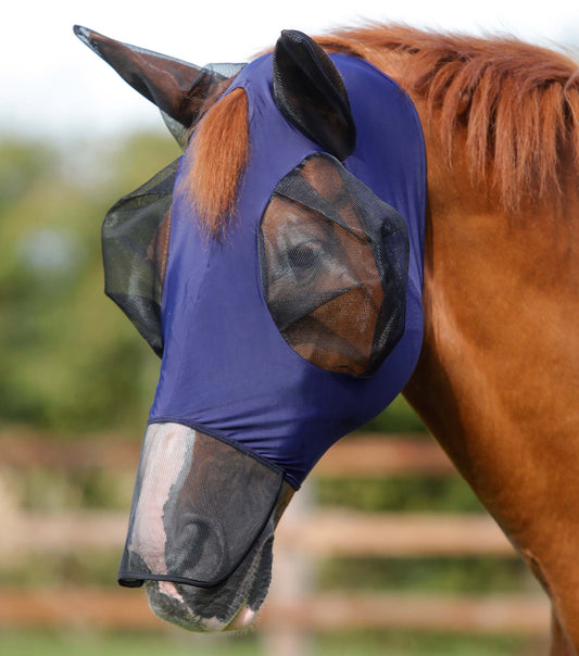 Masques anti-mouches PREMIER EQUINE avec filet nasal
