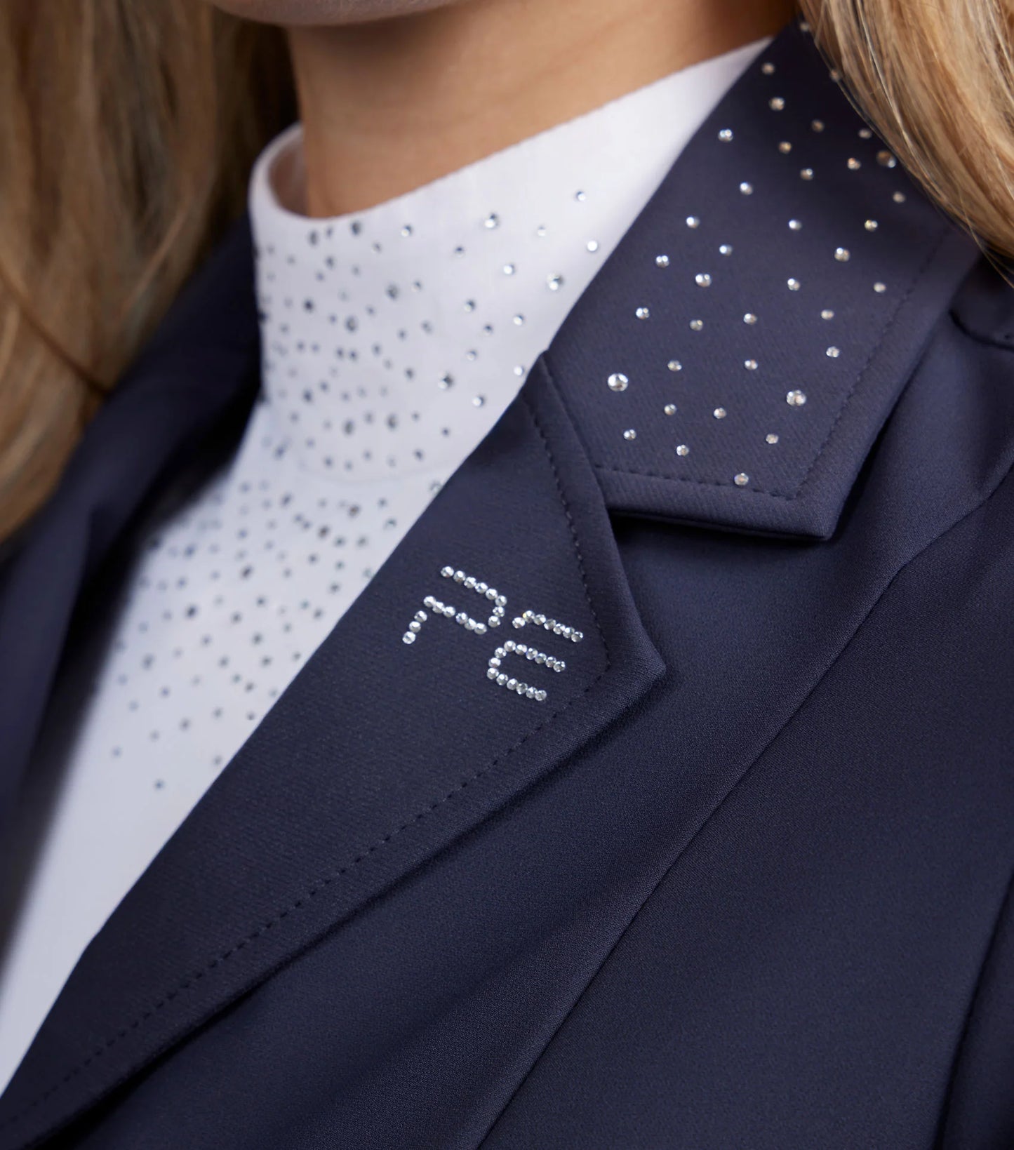 Veste de concours Navy - Crystello Premier Equine