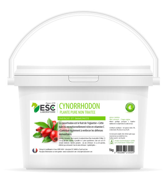 CYNORRHODON ESC – Vitamine C naturelle cheval – Plante pure