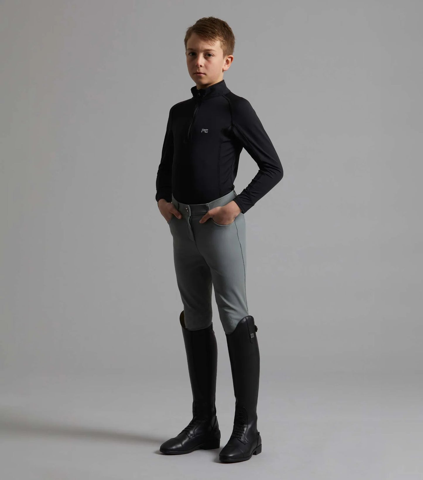 Pantalon d'équitation PREMIER EQUINE Derby pour garçon, 3 coloris